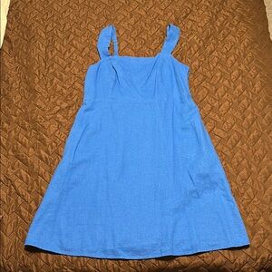 Blue Sleeveless Dress